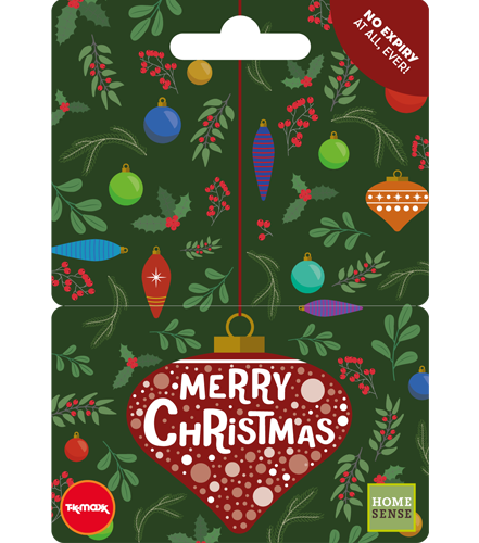 TK Maxx Christmas Bauble GC UK