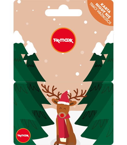 TK Maxx Festive Reindeer GC PL