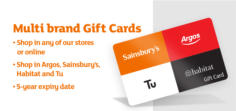 Sainsbury's Digital Gift Card - Send the Perfect Gift Digitally Banner Image